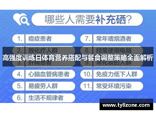 高强度训练日体育营养搭配与餐食调整策略全面解析